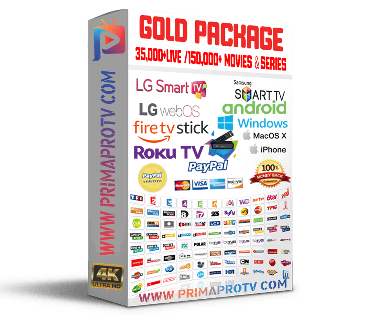 Gold Package 6-Months Cheap IPTV Subscription