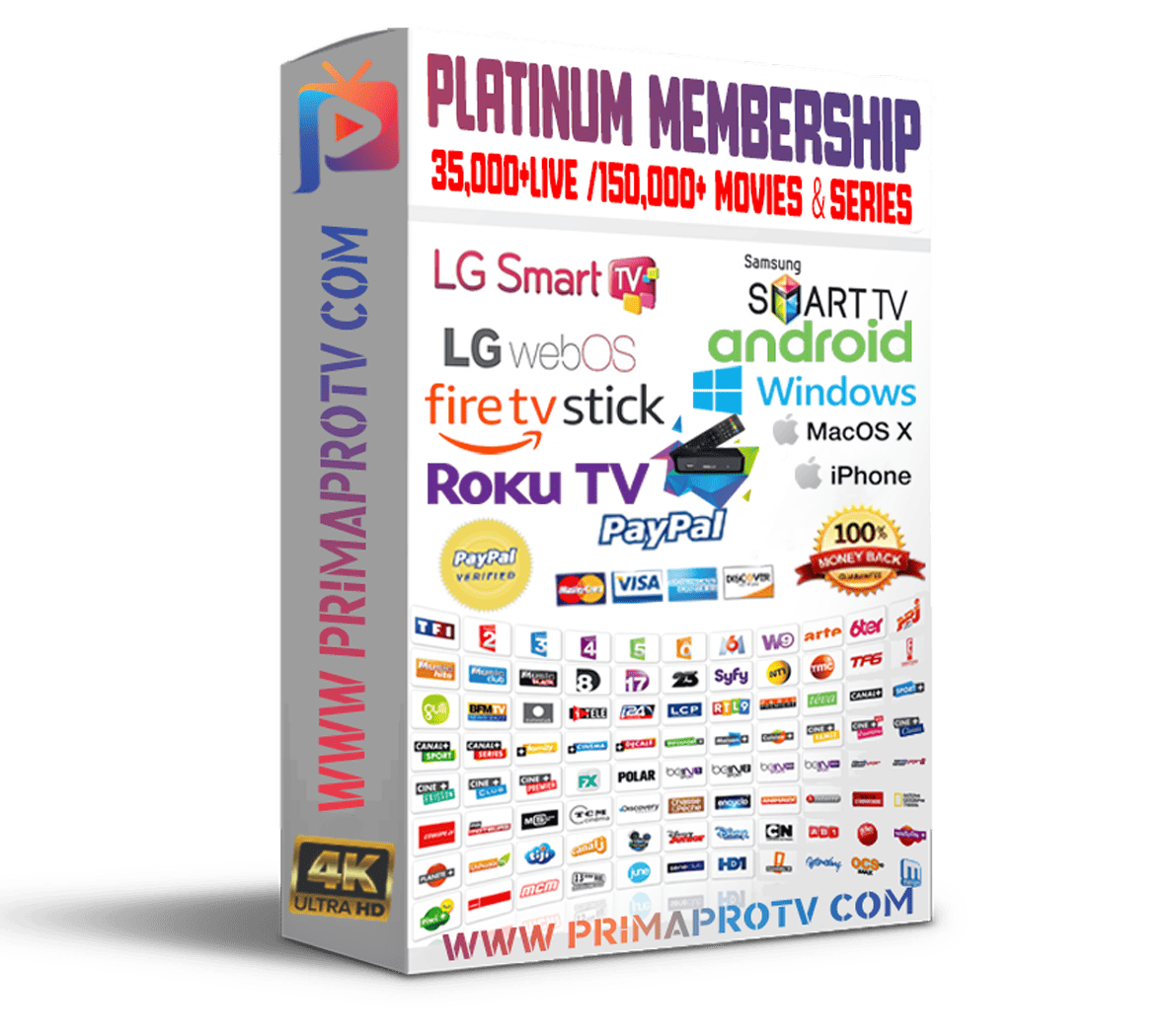 Platinum Membership - Cheap IPTV 3 Months Subscription