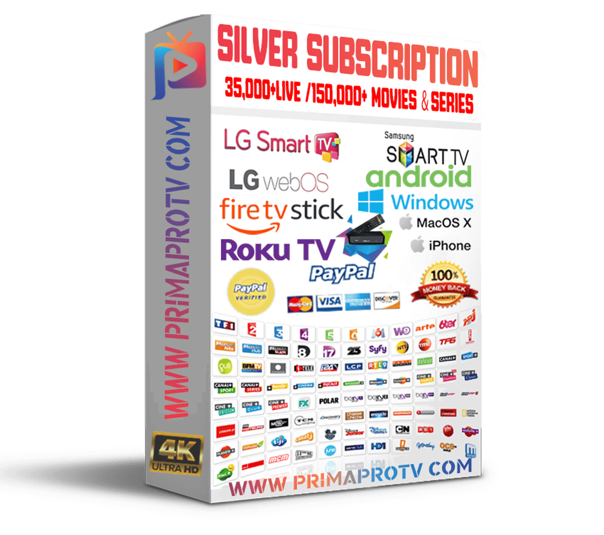 Silver Subscription 1-Month Cheap IPTV Subscription